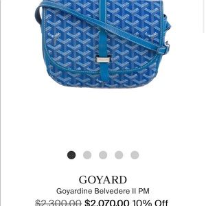 Goyard body cross bag